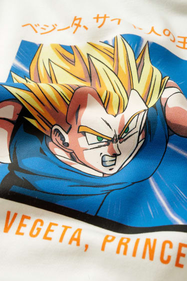 Enfants garçons - Dragon Ball Z - sweat à capuche - blanc crème