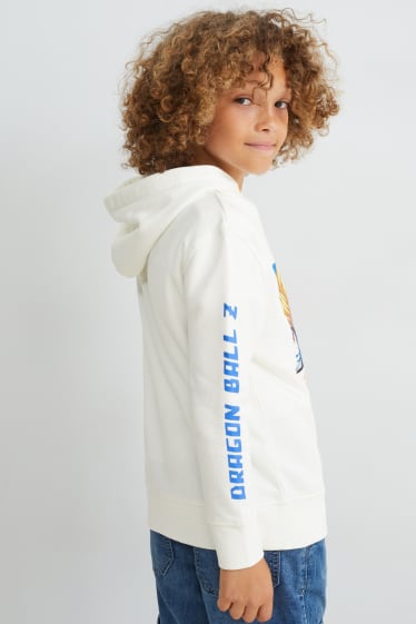 Enfants garçons - Dragon Ball Z - sweat à capuche - blanc crème
