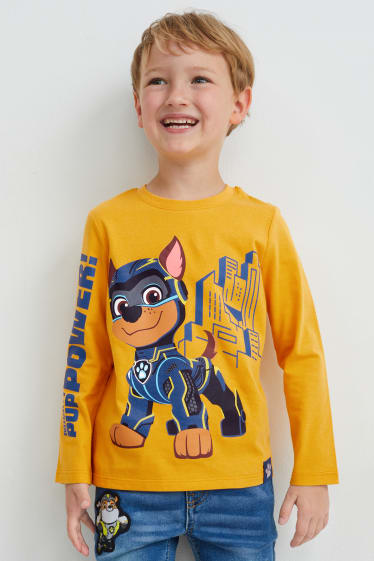 Kinder Buben - Multipack 2er - PAW Patrol - Langarmshirt - gelb