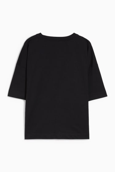 Damen - Oversized-T-Shirt - schwarz