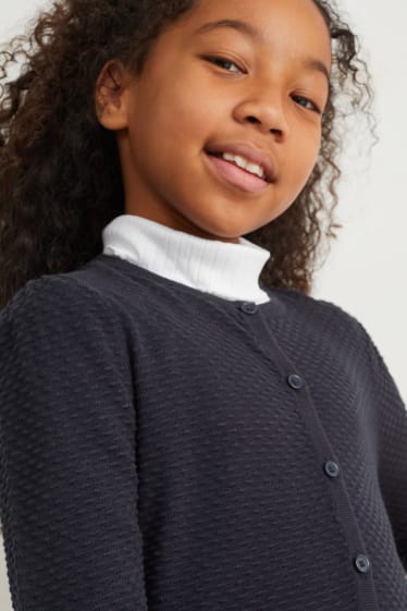 Kinderen: meisjes - Vest - donkerblauw
