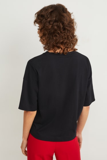 Damen - Oversized-T-Shirt - schwarz