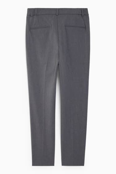Femmes - Pantalon de bureau - mid waist - slim fit - Mix & Match - gris