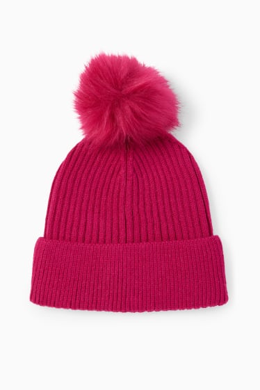 Kinder Mädchen - Mütze - pink