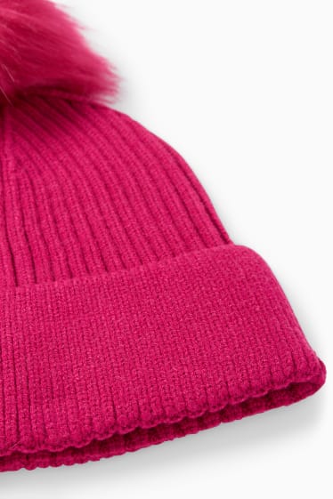 Kinder Mädchen - Mütze - pink