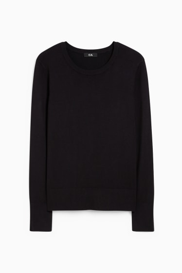 Damen - Pullover - schwarz