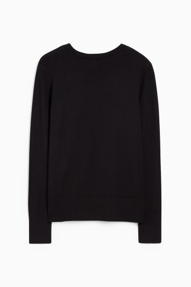 Damen - Pullover - schwarz