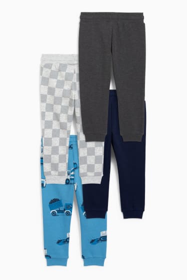 Enfants garçons - Lot de 5 - pantalons de jogging - bleu foncé
