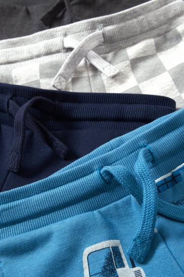 Enfants garçons - Lot de 5 - pantalons de jogging - bleu foncé