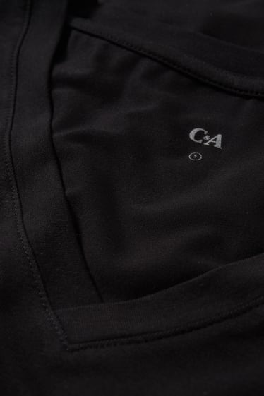 Women - Basic long sleeve top - black