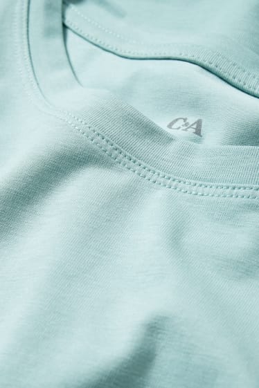 Damen - Basic-Langarmshirt - mintgrün