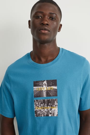 Hommes - T-shirt - bleu