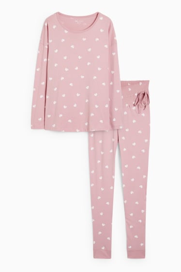 Damen - Still-Pyjama - pink