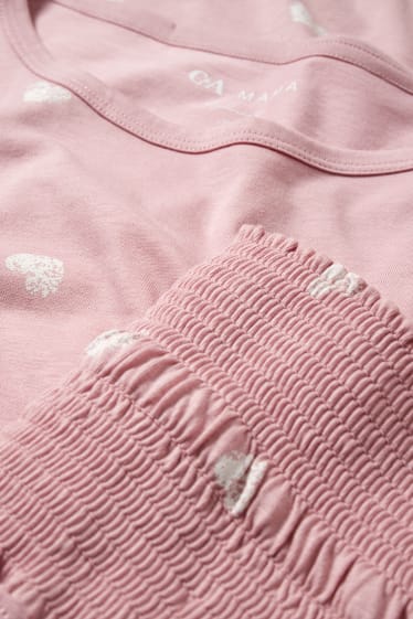 Damen - Still-Pyjama - pink