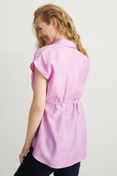 Femei - Bluză fără mâneci pentru alăptare - violet deschis
