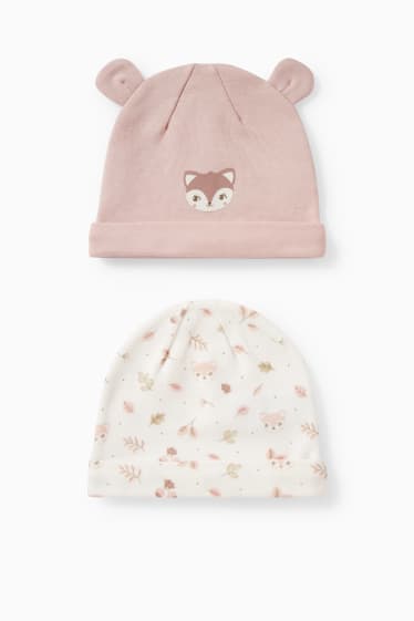 Nadó nena - Paquet de 2 - gorra per a nadó - rosa