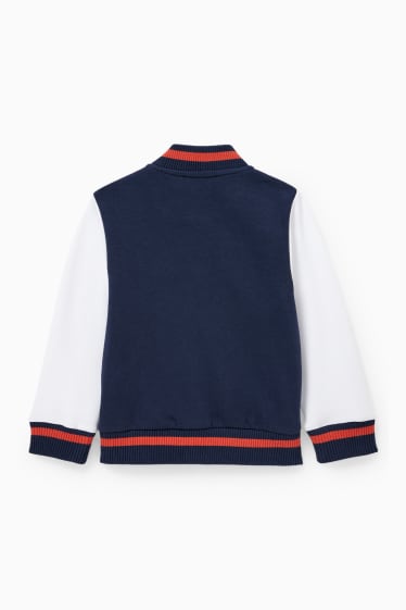 Kinder Buben - Collegejacke - dunkelblau