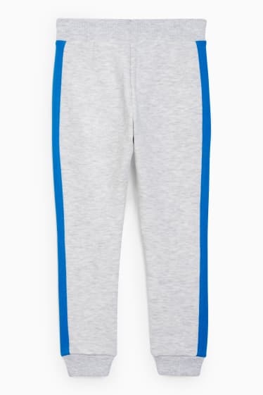 Enfants garçons - Naruto - bas de jogging - gris clair chiné
