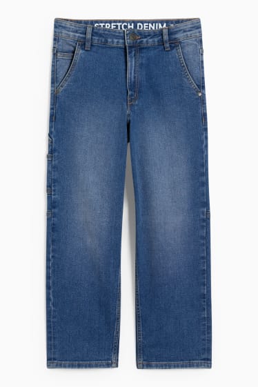 Nen - Texans wide leg - texà blau