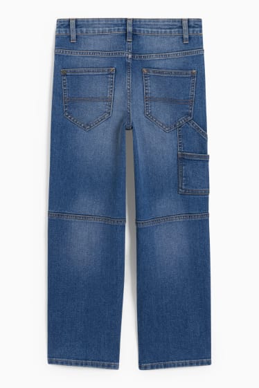 Nen - Texans wide leg - texà blau