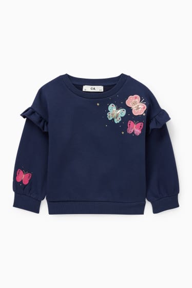 Kinder Mädchen - Sweatshirt - dunkelblau