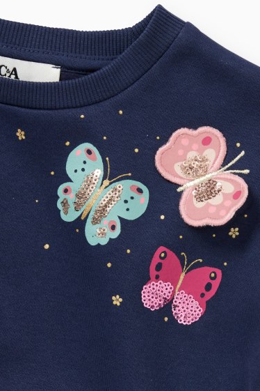 Kinder Mädchen - Sweatshirt - dunkelblau