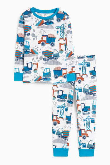Enfants garçons - Pyjama - 2 pièces - gris clair