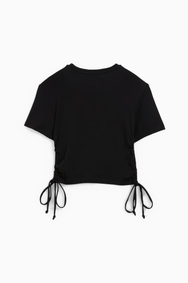 Dona - Samarreta crop - negre