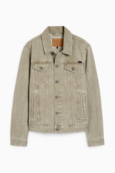 Men - Denim jacket - denim-green