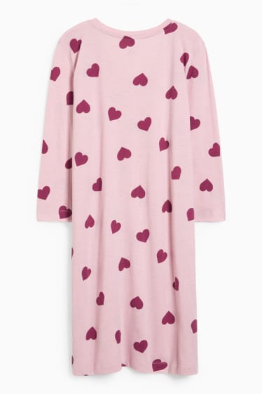 Dona - Camisa de dormir - estampada - rosa