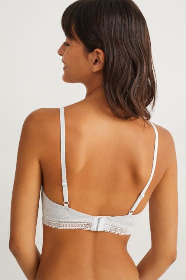 Damen - Bralette - grau