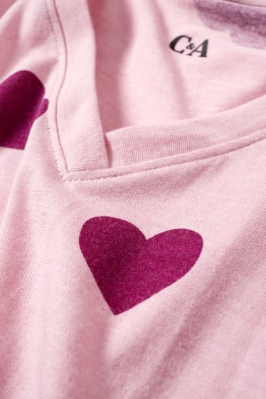Dona - Camisa de dormir - estampada - rosa