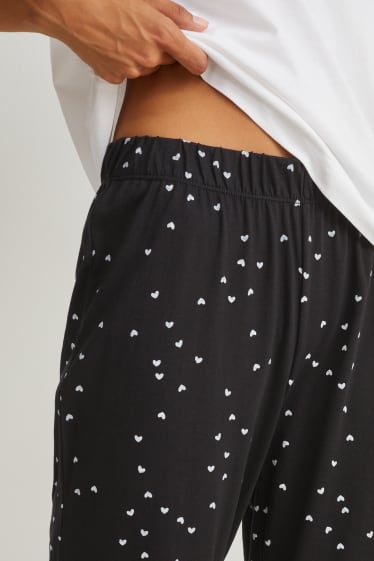 Femmes - Pantalon de pyjama - noir