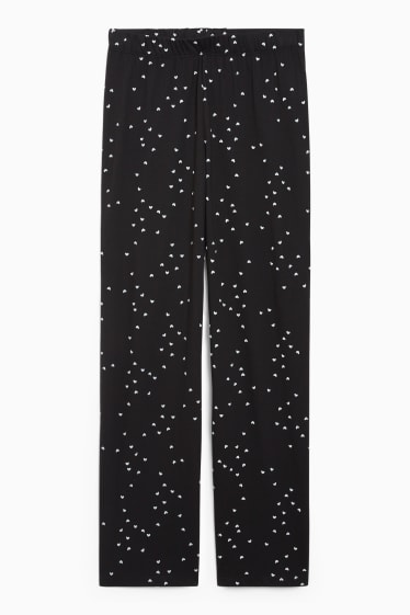 Femmes - Pantalon de pyjama - noir