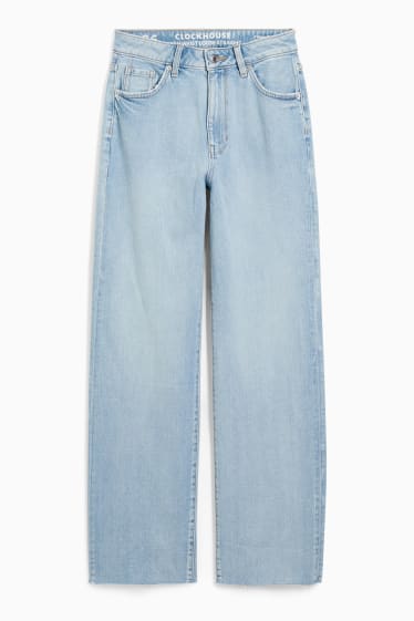 Dona - CLOCKHOUSE - loose fit jeans - high waist - texà blau clar