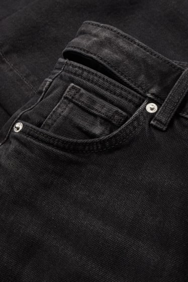 Donna - Loose fit jeans - vita alta - jeans grigio scuro