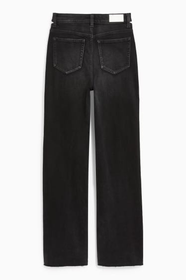 Donna - Loose fit jeans - vita alta - jeans grigio scuro
