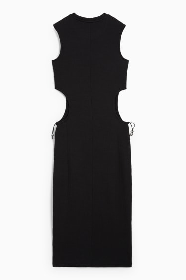 Adolescenți și tineri - CLOCKHOUSE - rochie care evidențiază silueta - negru
