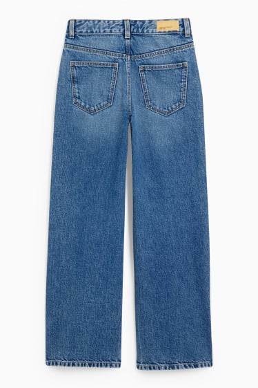 Nena - Texans wide leg - texà blau