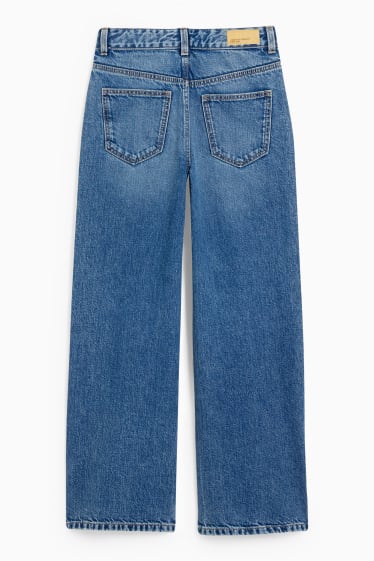 Niños - Wide leg jeans - vaqueros - azul