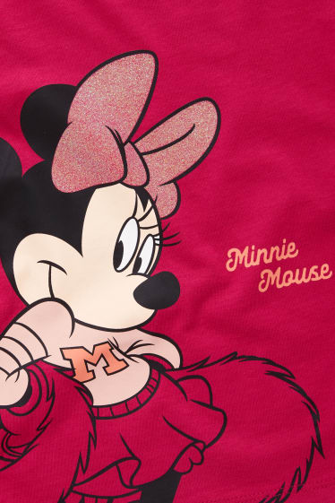 Bambine - Minnie - maglia a maniche lunghe - rosa scuro