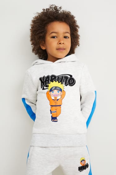 Kinderen - Naruto - hoodie - licht grijs-mix