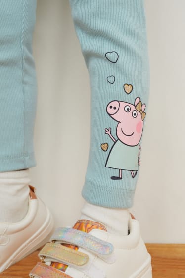Nena - Peppa Pig - leggings - verd menta