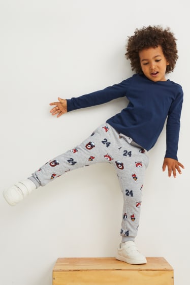 Kinder Jungen - Multipack 5er - Jogginghose - dunkelorange