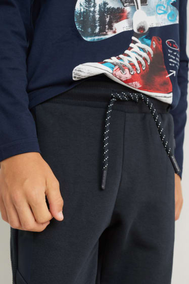 Enfants garçons - Pantalon de jogging - bleu foncé