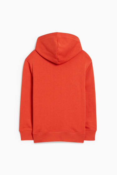 Enfants garçons - Sweat à capuche - orange foncé