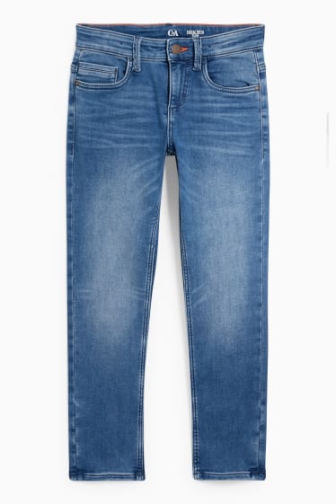 Kinderen: jongens - Slim jeans - jog denim - jeanslichtblauw