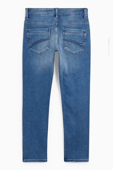 Kinderen: jongens - Slim jeans - jog denim - jeanslichtblauw