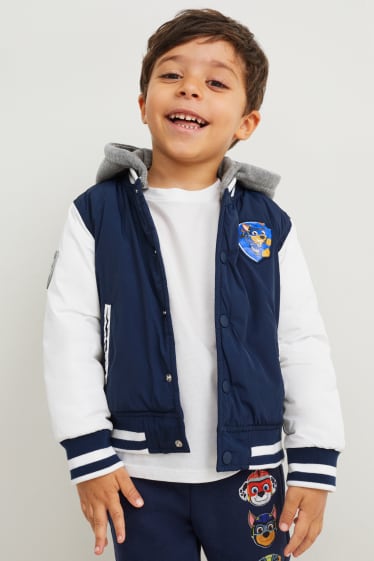 Kinder Buben - PAW Patrol - Blouson mit Kapuze - dunkelblau