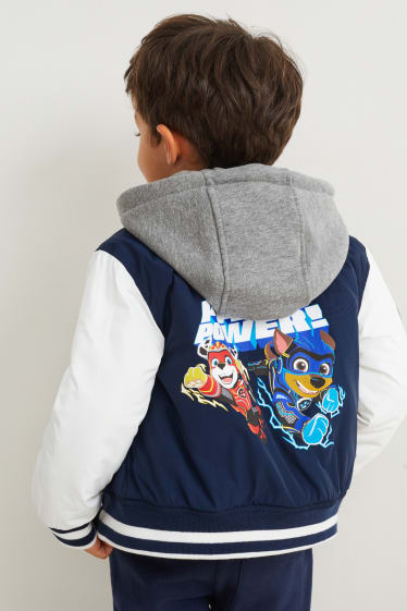 Bambini - PAW Patrol - giubbotto con cappuccio - blu scuro